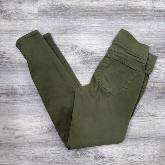Old Navy Jeggings Olive Green Size 6 Pull On Stretch Casual Pants - Picture 1 of 11